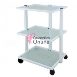 Ucenic pentru cosmetica cu 3 polite din sticla, model AE101040